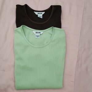 Two Alia Lightweight Tops